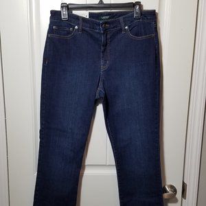 Ralph Lauren Dark-wash Modern Straight Curvy Jeans